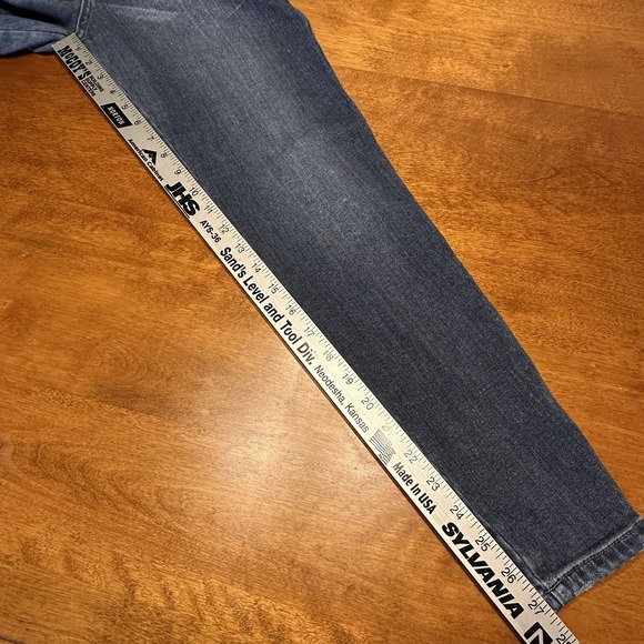 Just USA Women's Blue Distressed Mid-Rise Skinny Denim Jeans Stitch Fix Size 30 - Picture 11 of 11